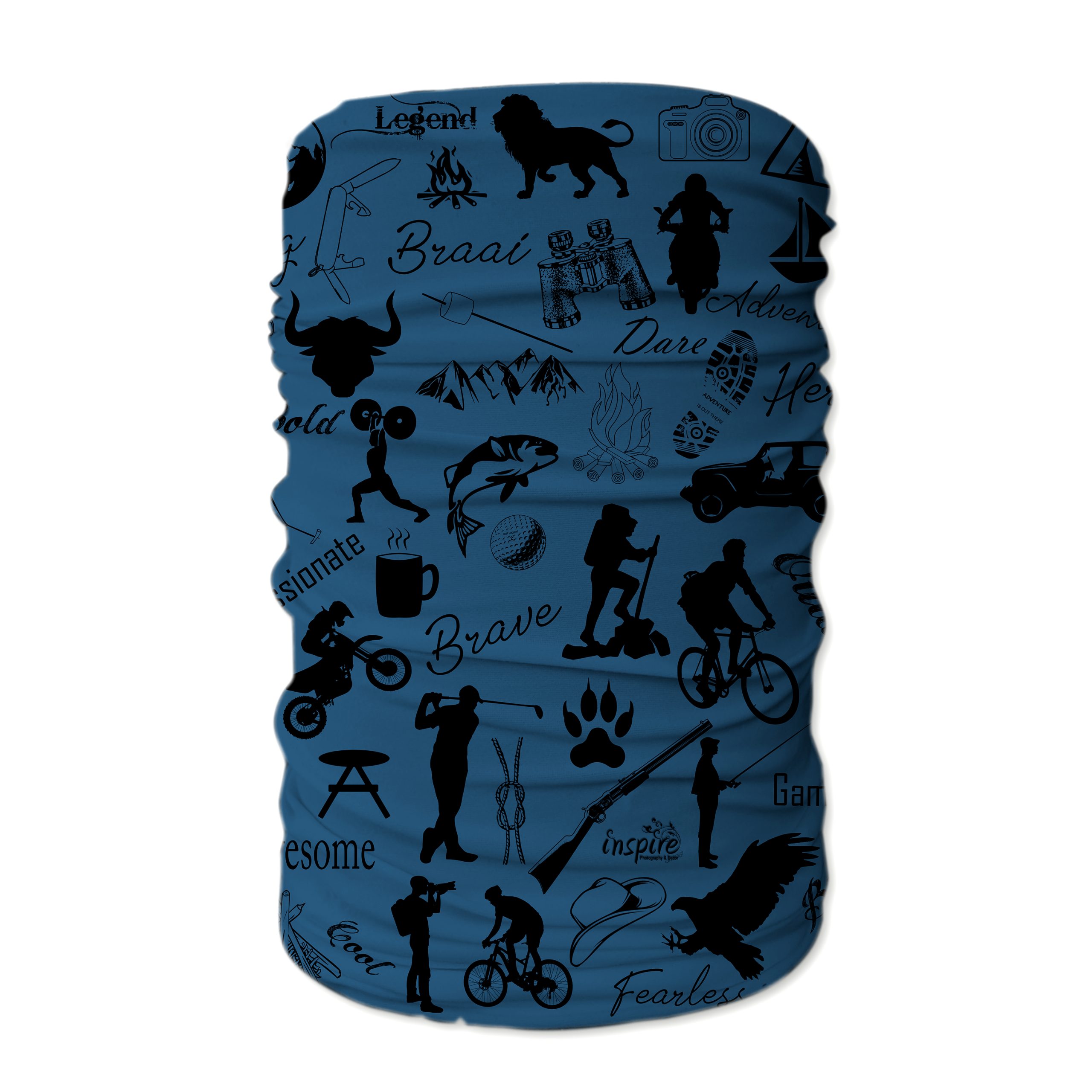 Neck tube: Adventure Blue