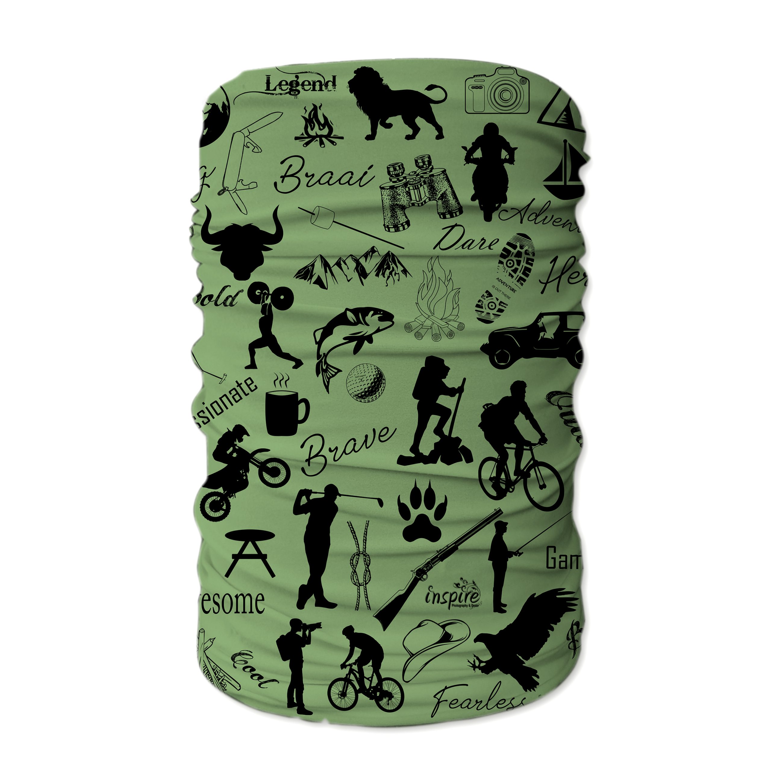 Neck tube: Adventure Green